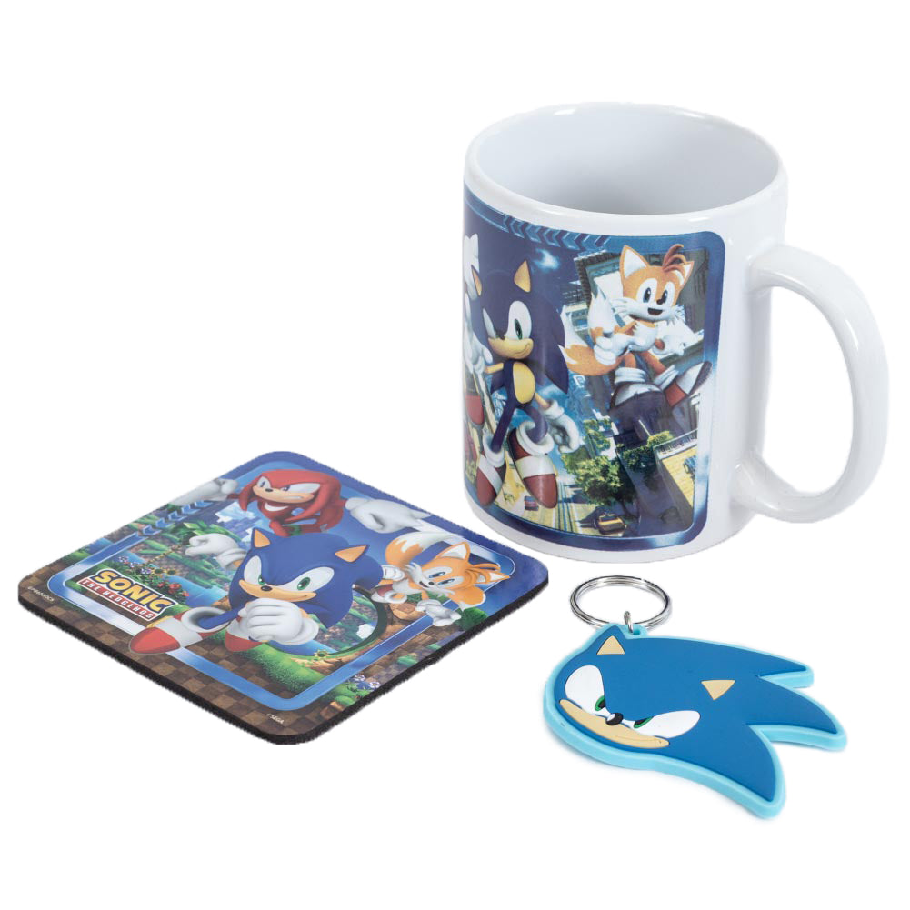 View Sonic The Hedgehog Mug Coaster Set information