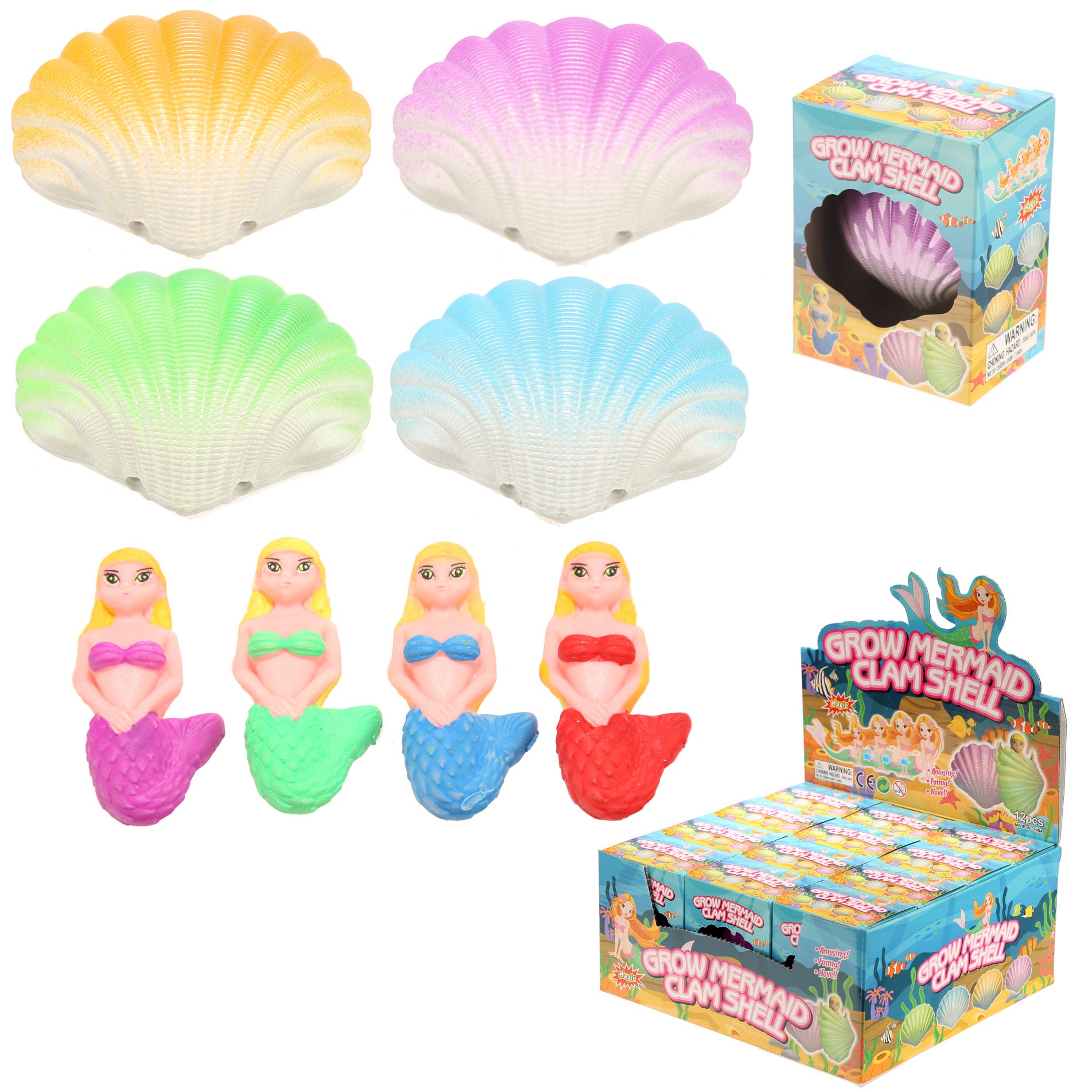 View Mermaid Hatching Clam Shell information