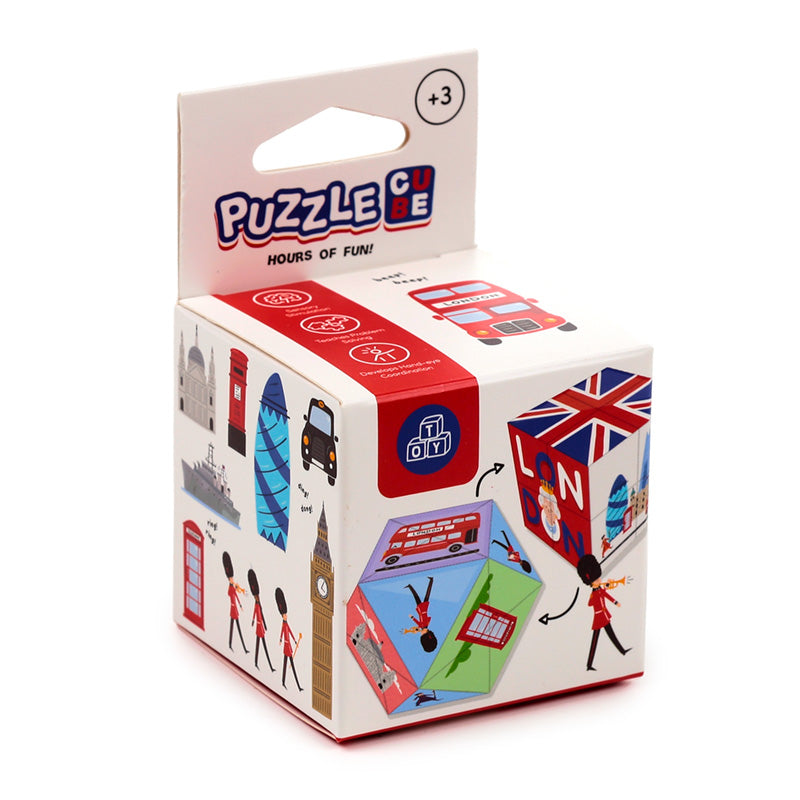 View Puzzle Cube Toy London Souvenir information