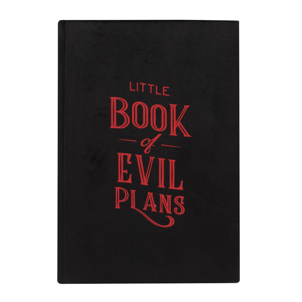 View Little Book Of Evil Plans Velvet A5 Notebook information
