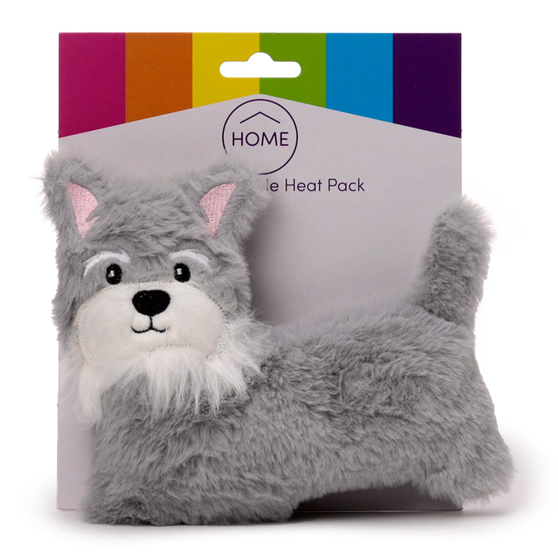 View Microwavable Plush Wheat and Lavender Heat Pack Schnauzer Dog information