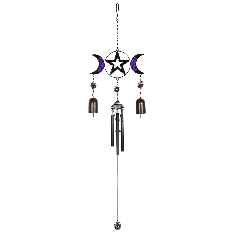 View Triple Moon Windchime with Bells information