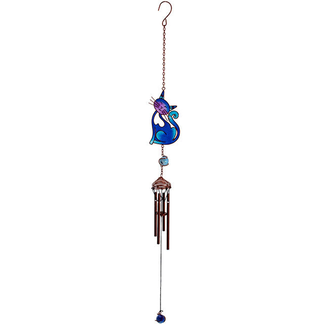 View Blue Slinky Cat Windchime information