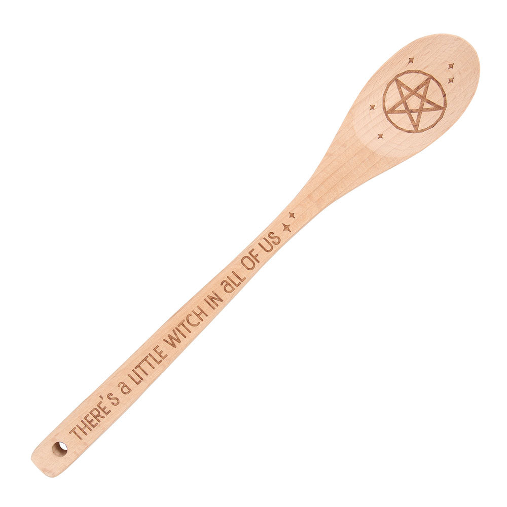 View Little Witch in All of Us Wooden Pentagram Spoon information