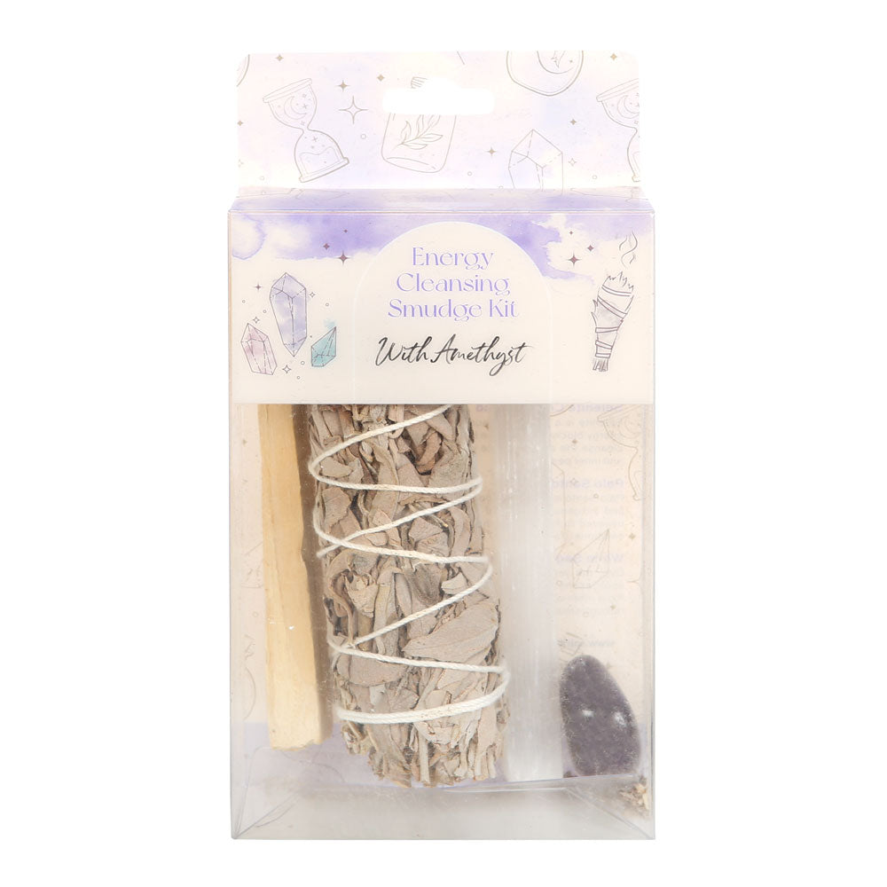 View Smudge Kit with Amethyst Crystal information