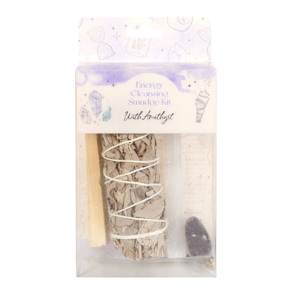 View Smudge Kit with Amethyst Crystal information