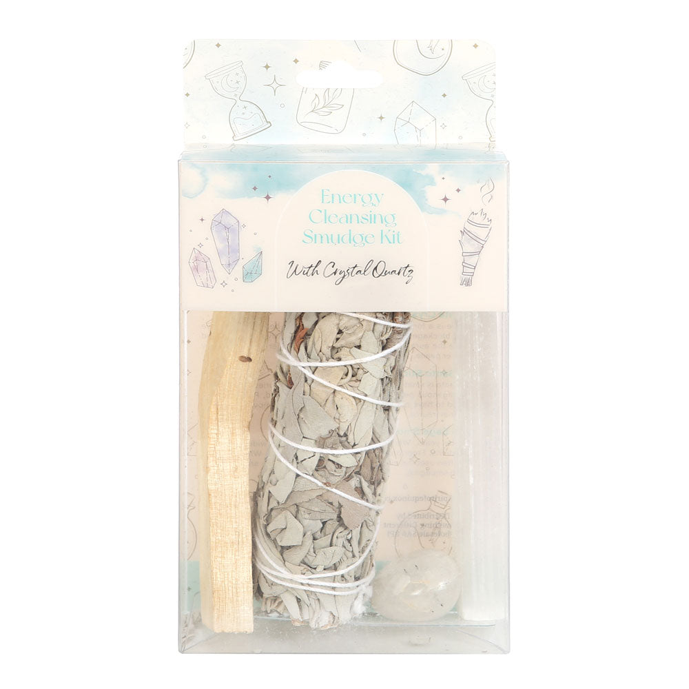 View Smudge Kit with Clear Quartz Crystal information