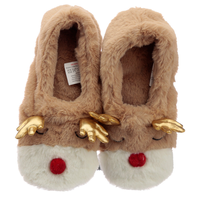 View Christmas Reindeer Microwavable Heat Wheat Pack Slippers information
