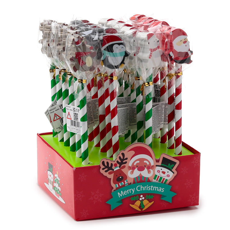 View Pencil Eraser Topper Christmas Characters information