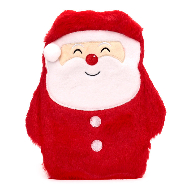 View 1L Hot Water Bottle with Plush Cover Christmas Santa information