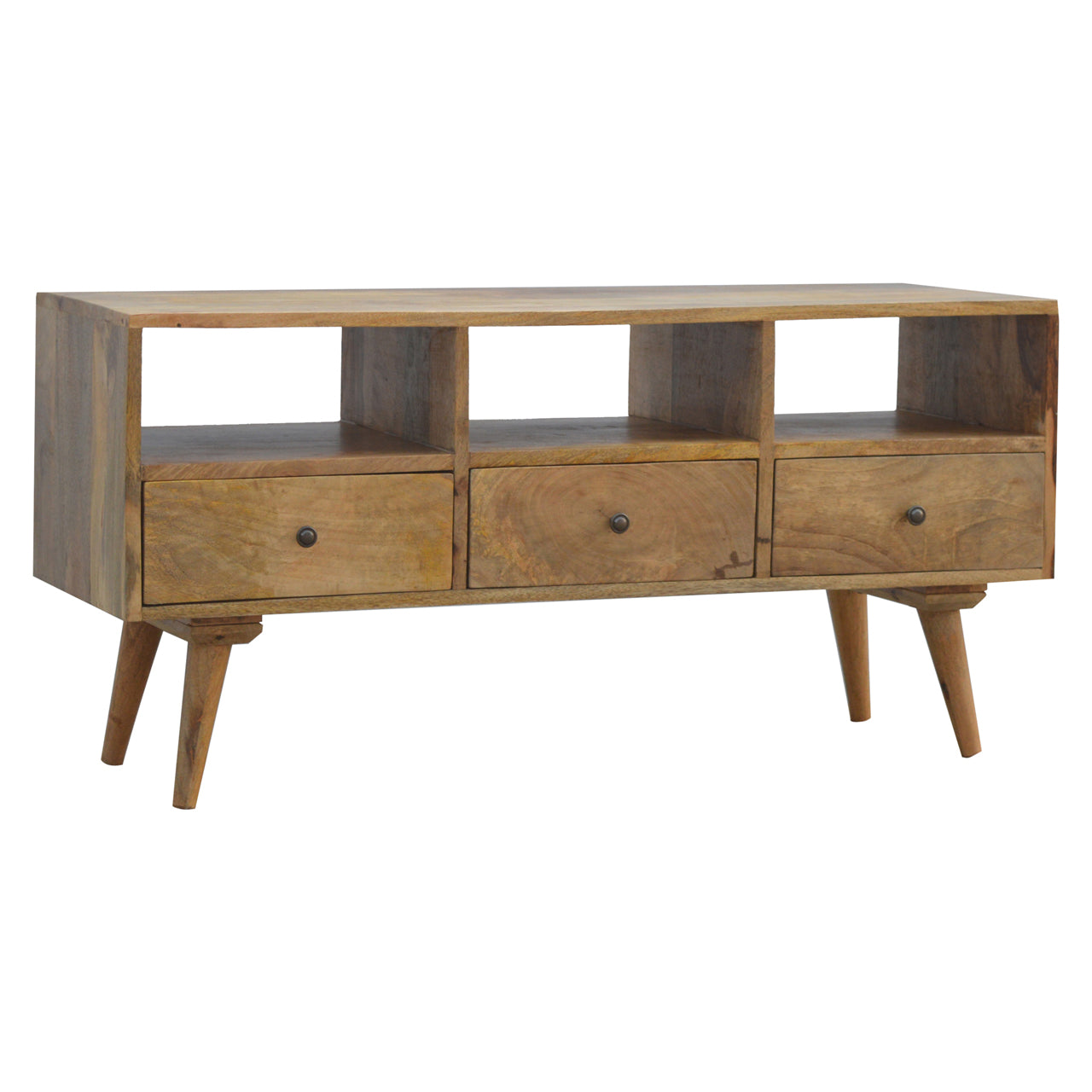 View Nordic Style TV Unit with 3 Drawers information