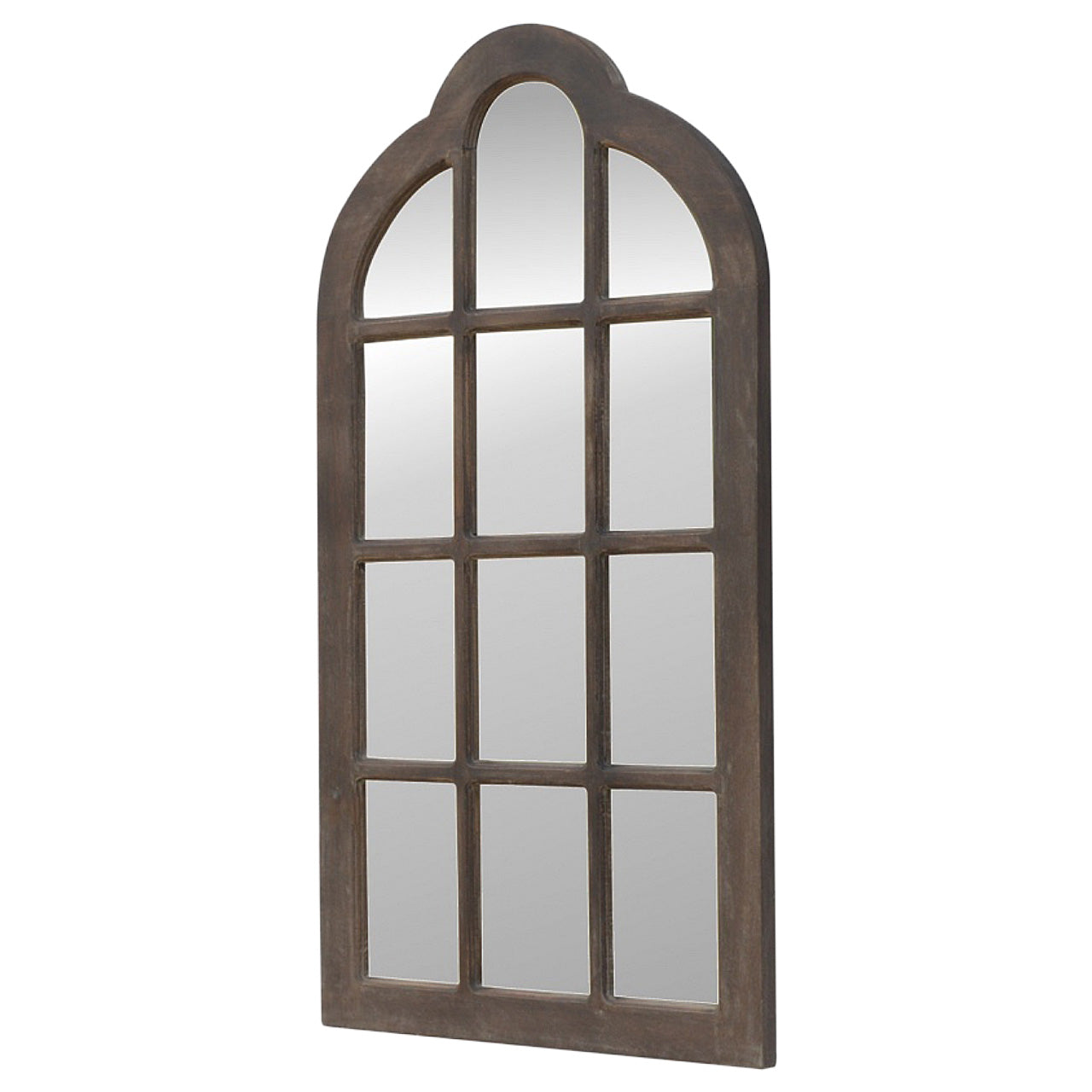 View Mango Wood Arch Mirror Frame information