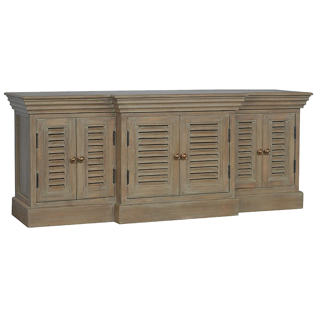 View Grey Wash Shutter TV Cabinet information