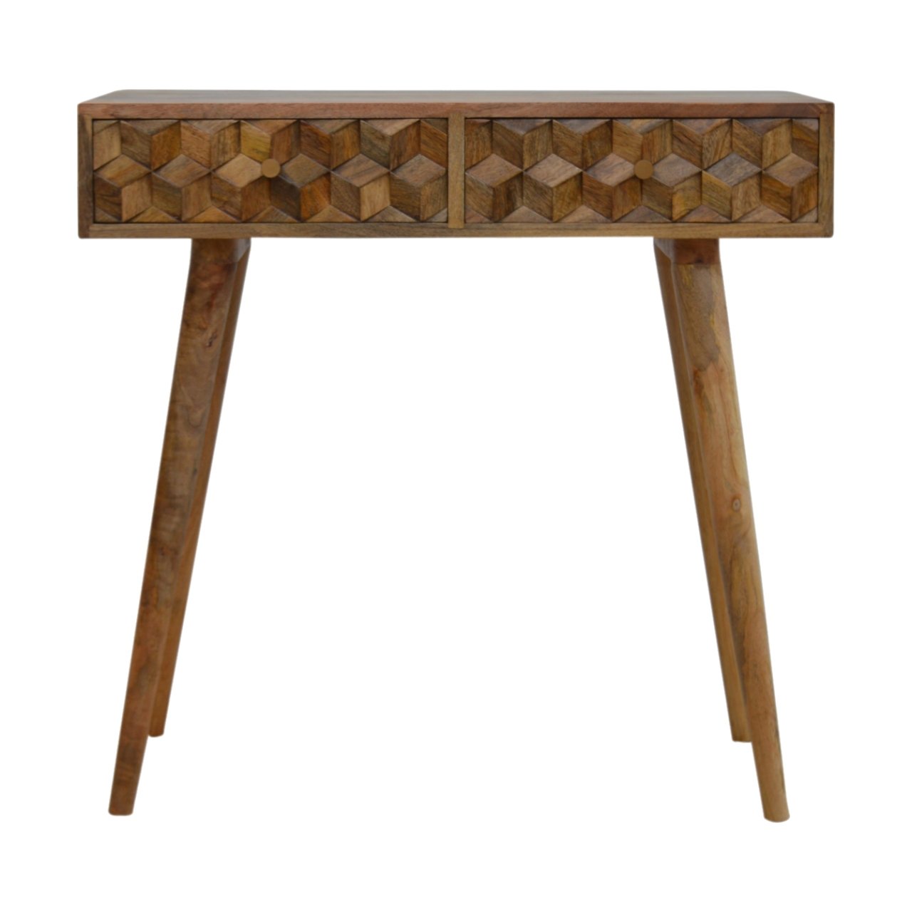 View Cube Carved Console Table information