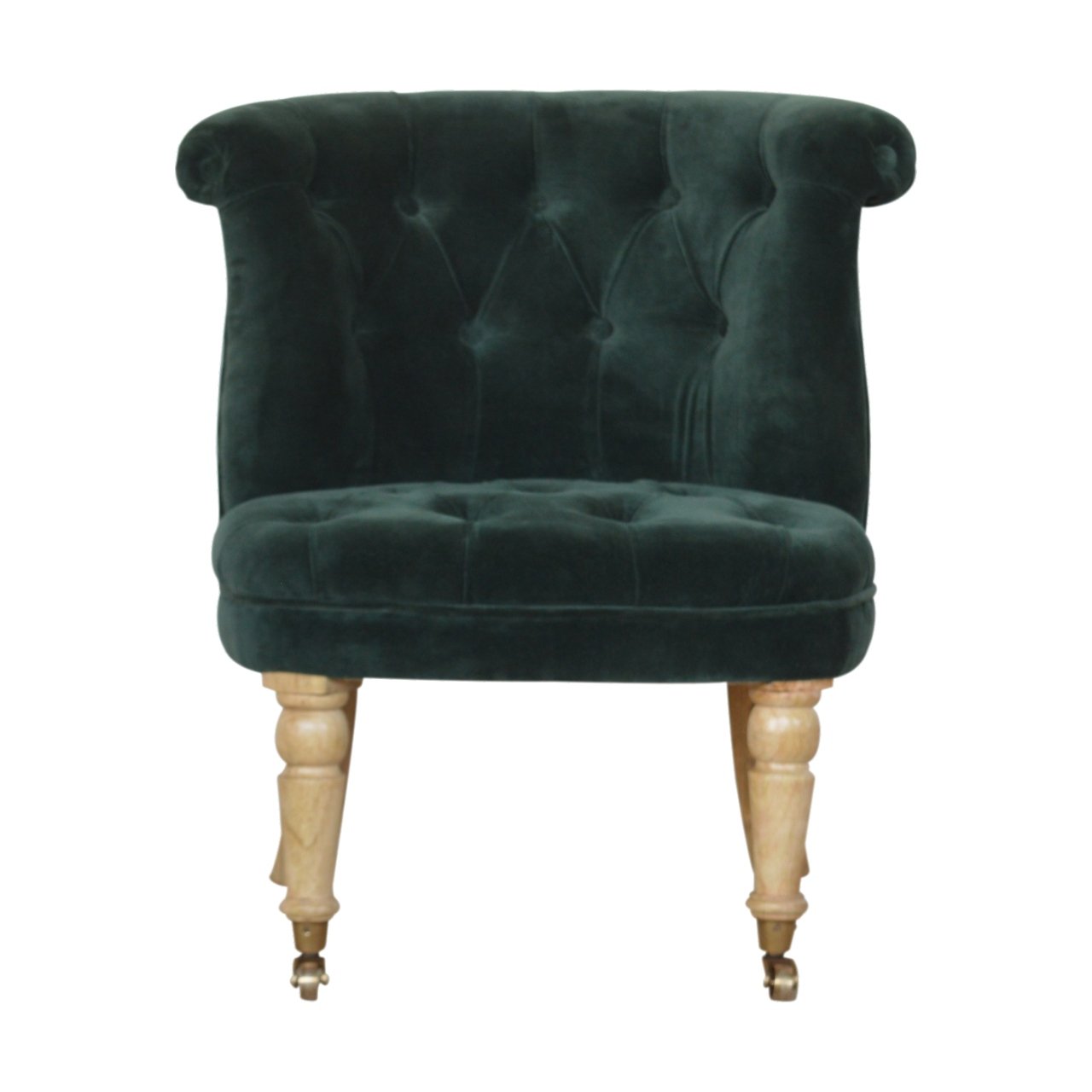 View Emerald Velvet Accent Chair information