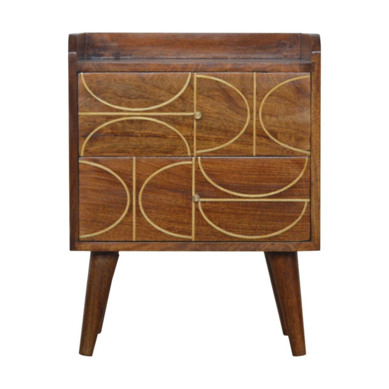 View Chestnut Inlay Abstract Bedside information