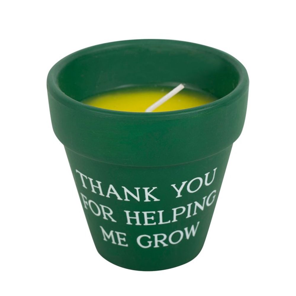 View Thank You for Helping Me Grow Citronella Candle information