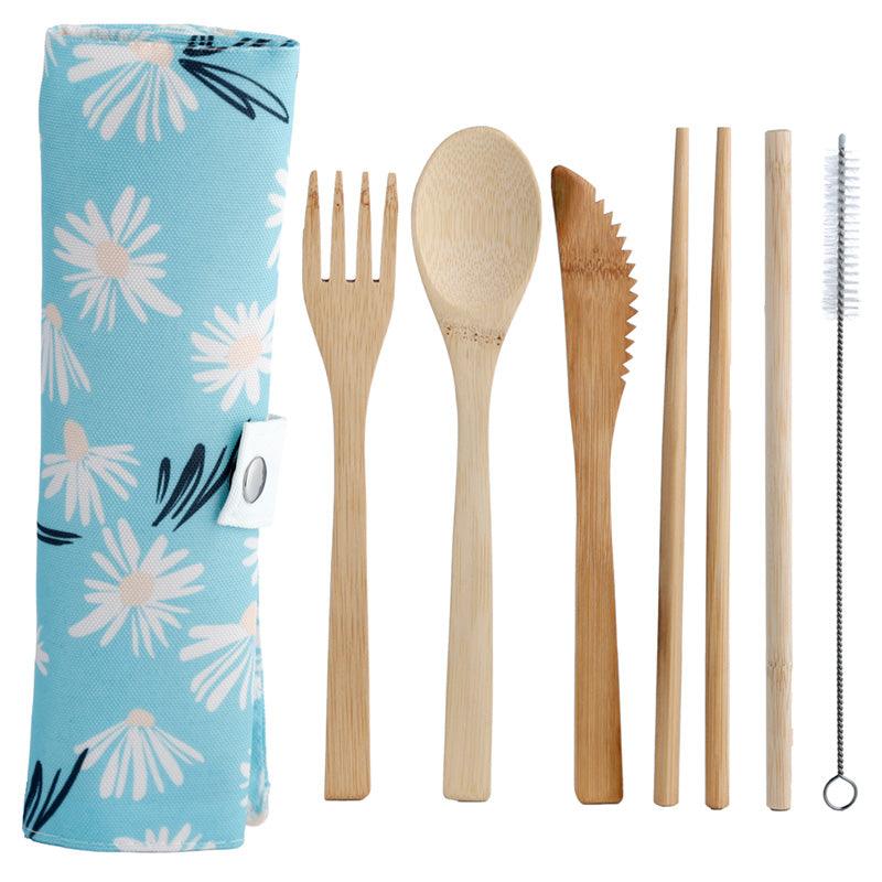 View 100 Natural Bamboo Cutlery 6 Piece Set Daisy Lane Pick of the Bunch information