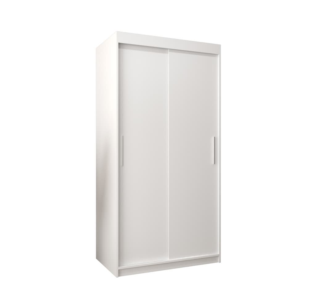 View Tokyo Sliding Door Wardrobe 100cm White 100cm information