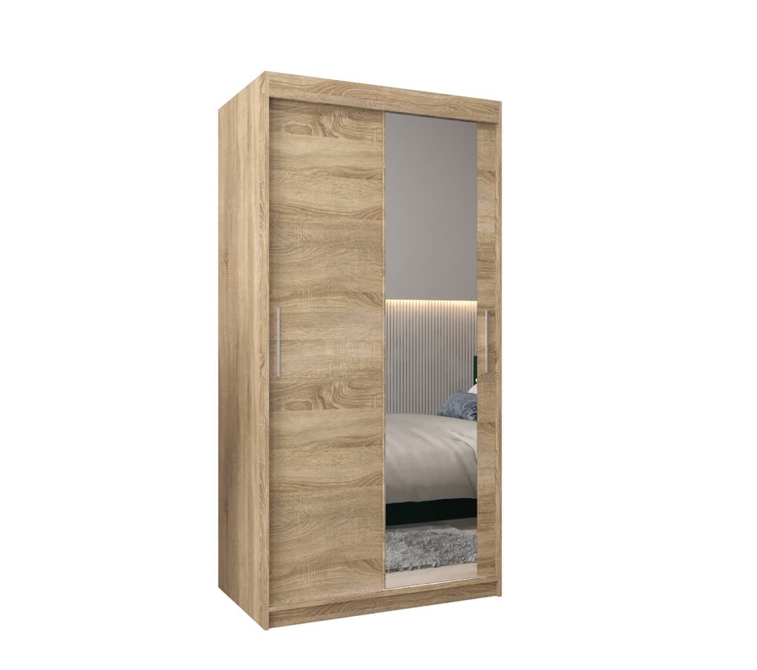 View Tokyo II Sliding Door Wardrobe 100cm Oak Sonoma 100cm information