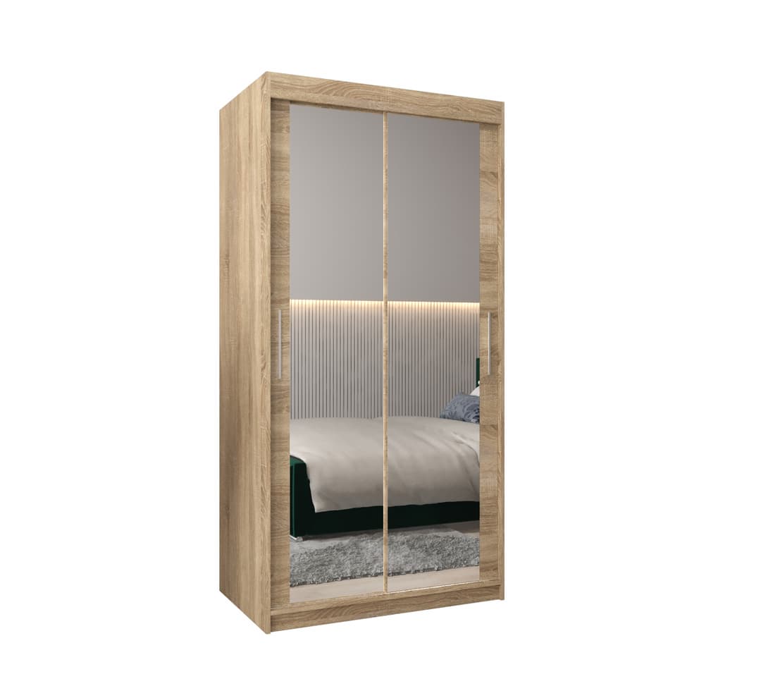 View Tokyo III Sliding Door Wardrobe 100cm Oak Sonoma 100cm information