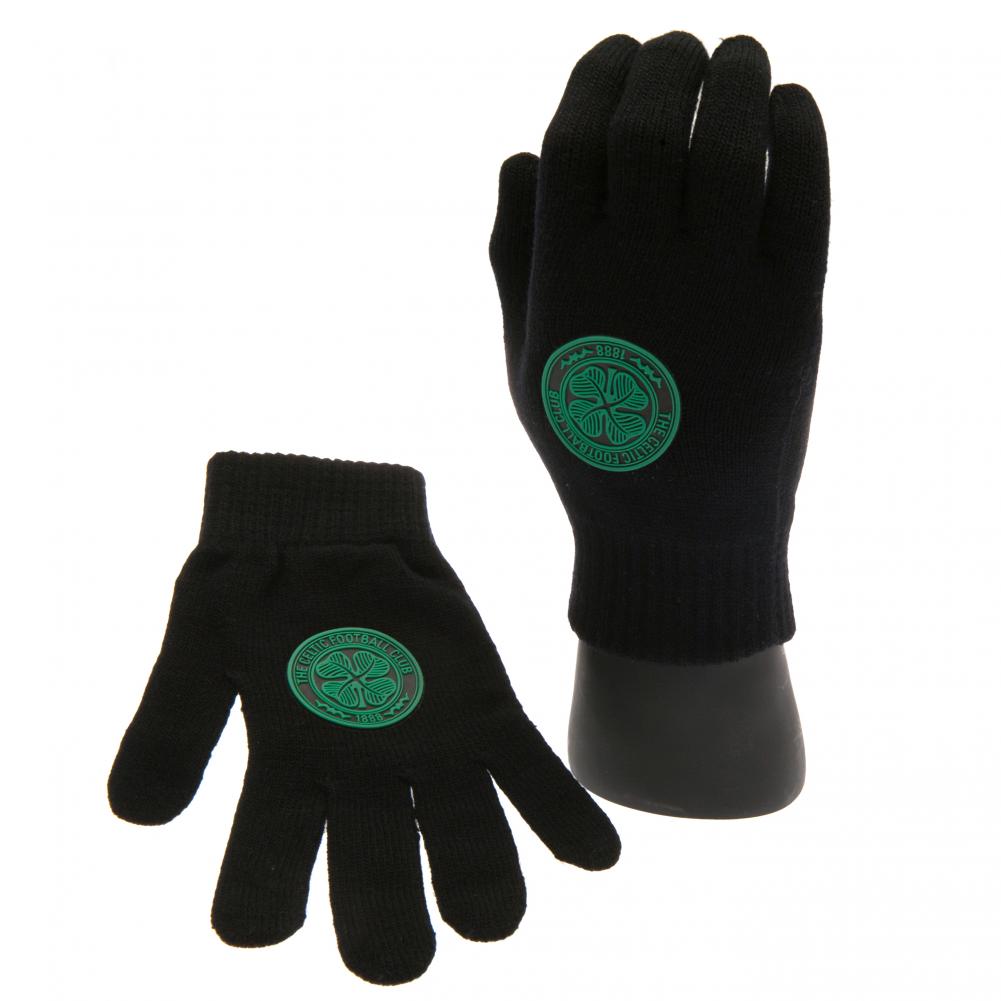 View Celtic FC Knitted Gloves Adult information