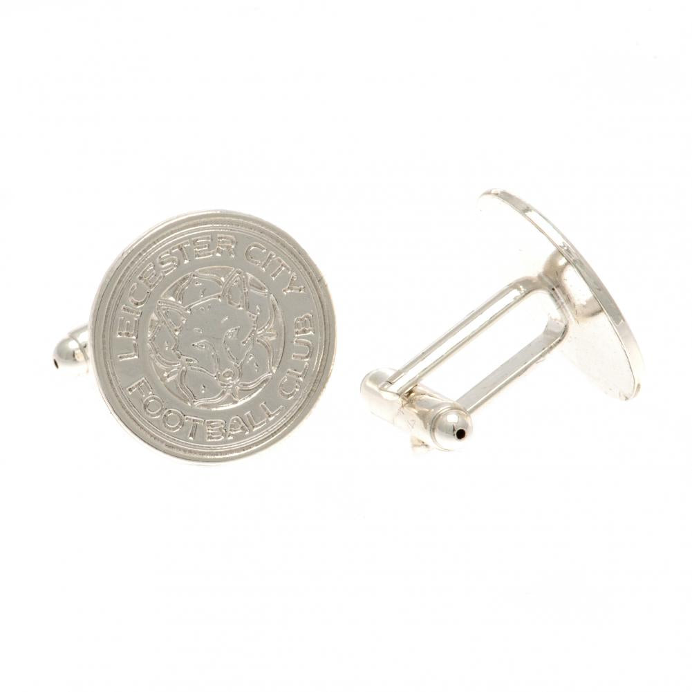 View Leicester City FC Silver Plated Formed Cufflinks information