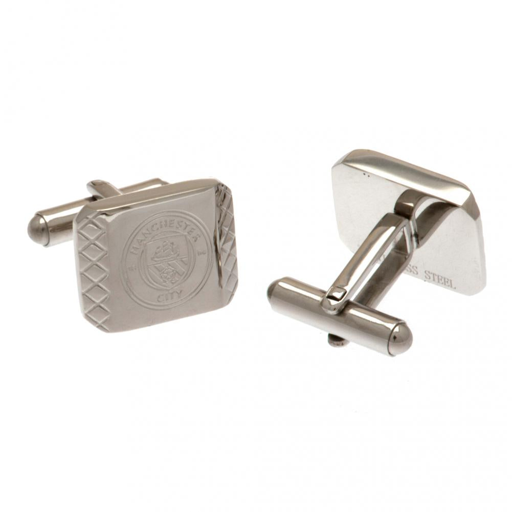 View Manchester City FC Stainless Steel Cufflinks PT information