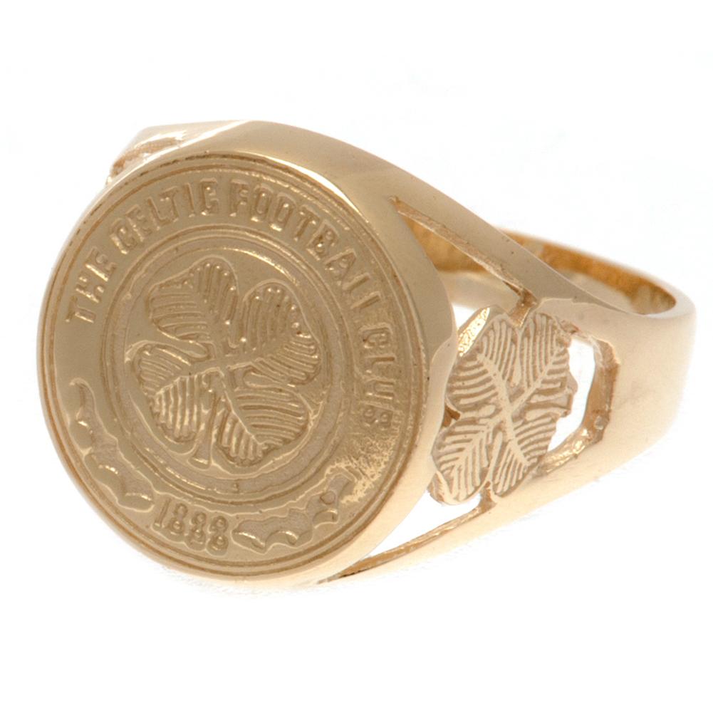 View Celtic FC 9ct Gold Crest Ring Medium information