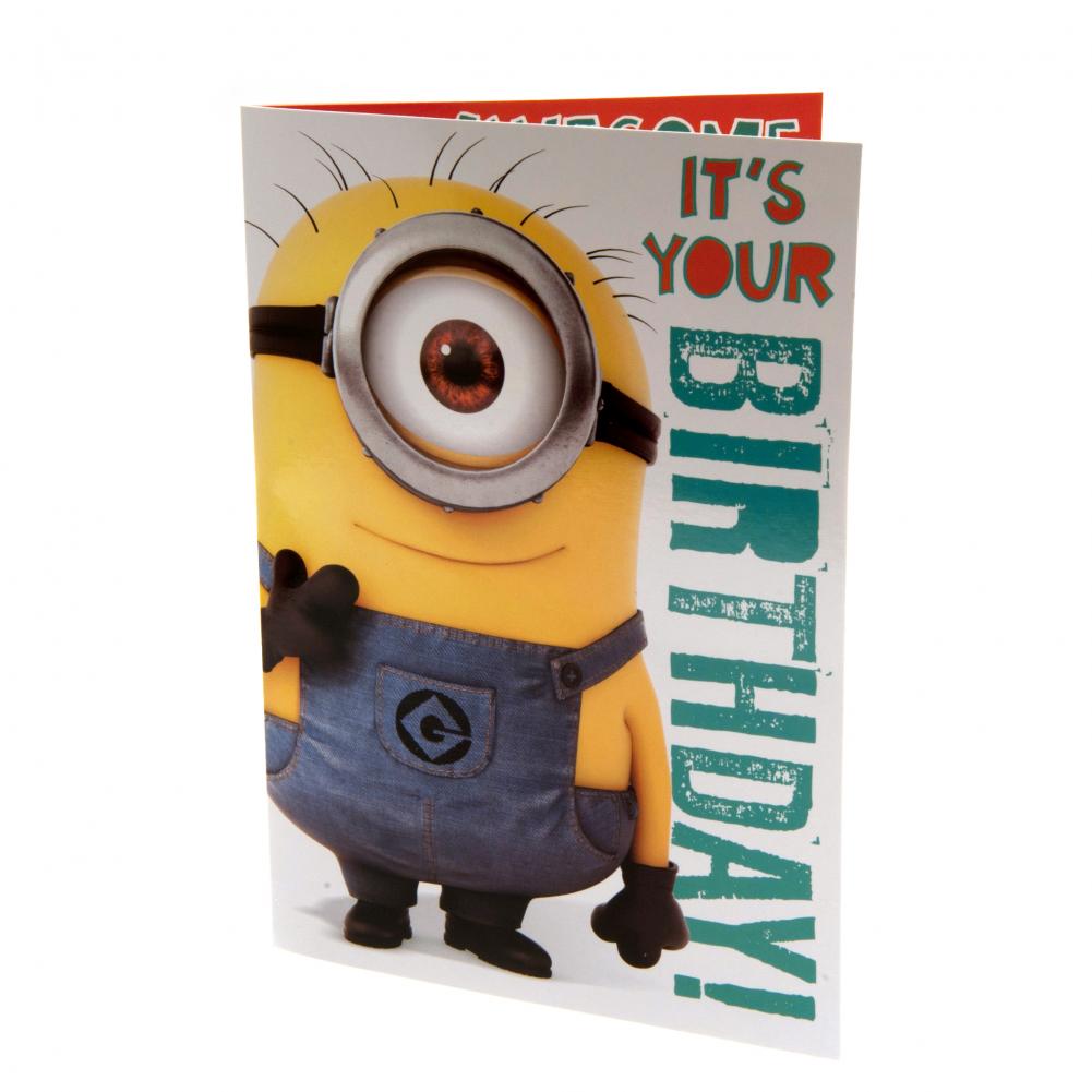 View Despicable Me Minion Birthday Sound Card information