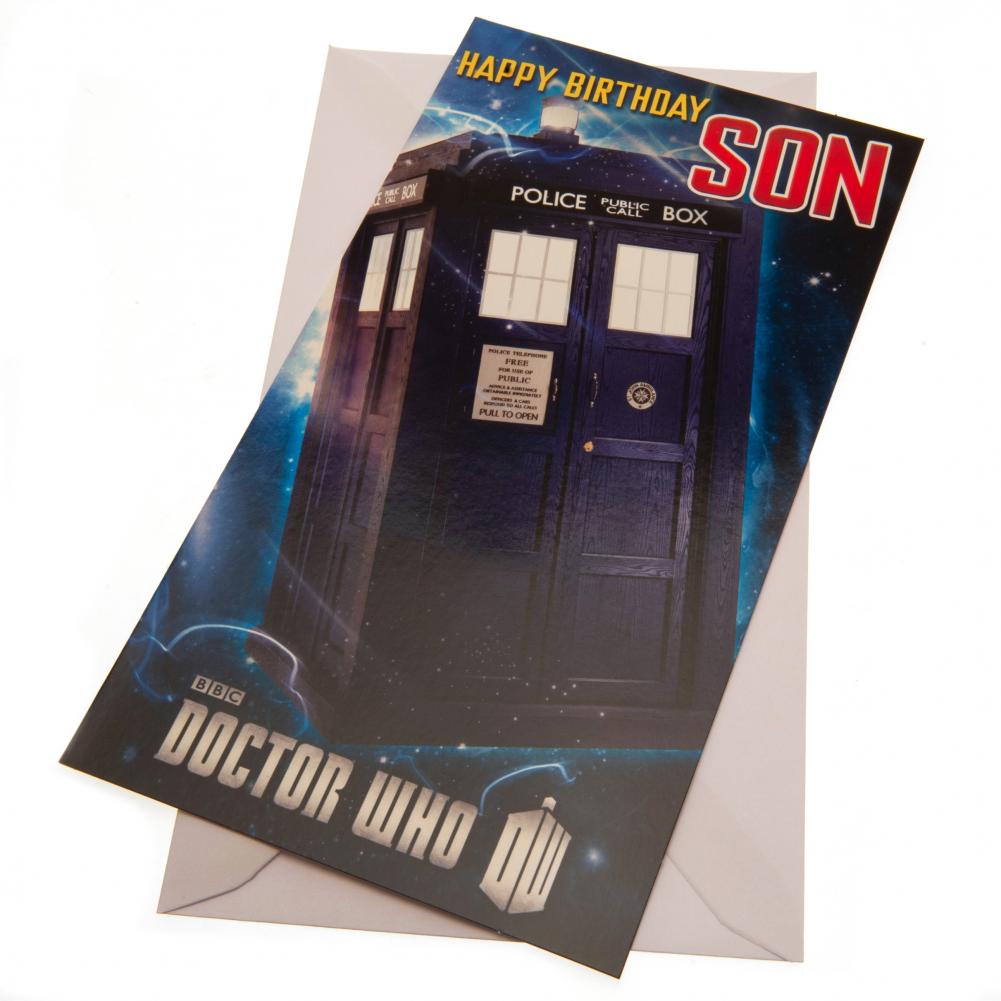 View Doctor Who Birthday Card Son information