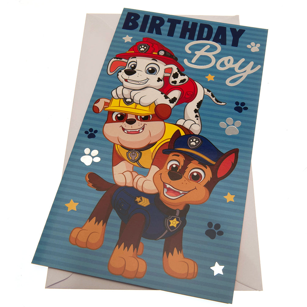 View Paw Patrol Birthday Card Boy information