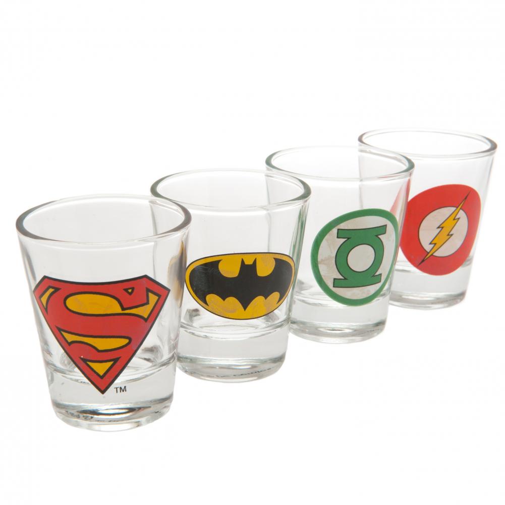 View DC Comics 4pk Shot Glass Set information