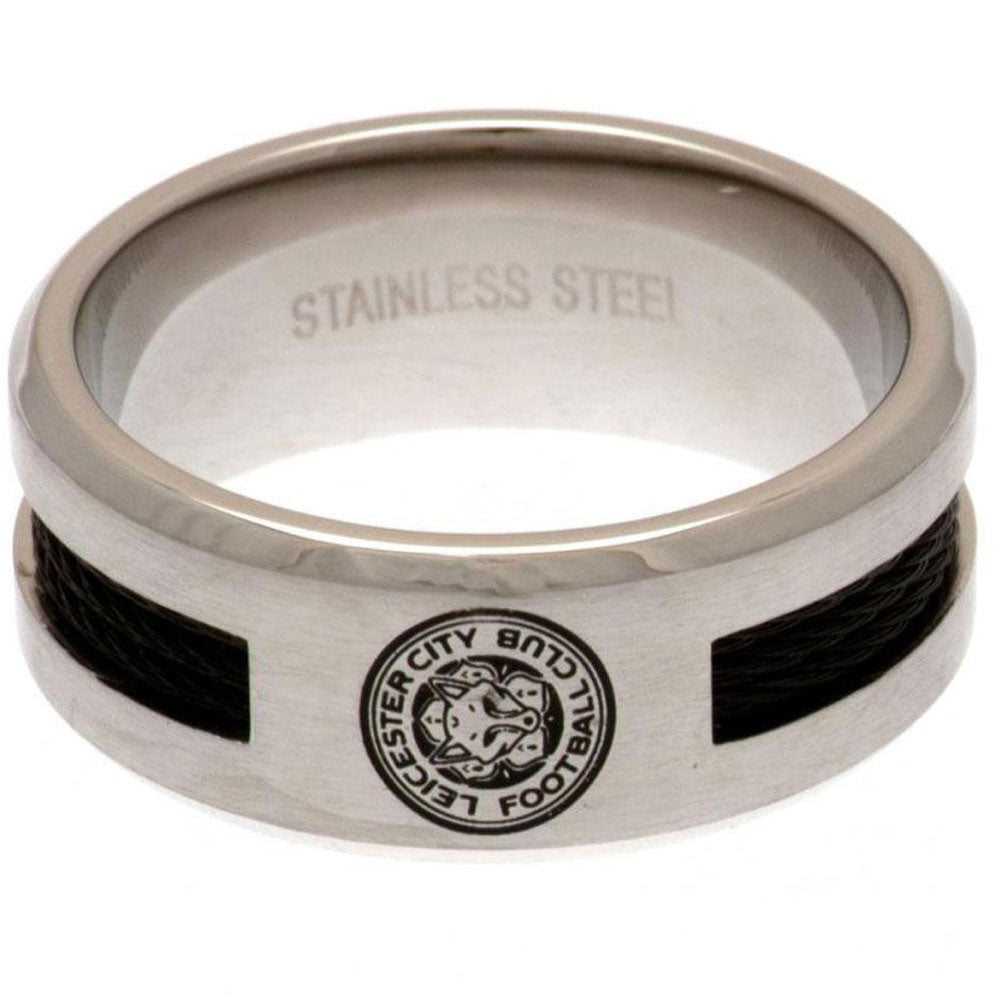View Leicester City FC Black Inlay Ring Large information