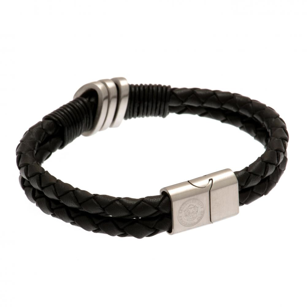 View Leicester City FC Leather Bracelet information