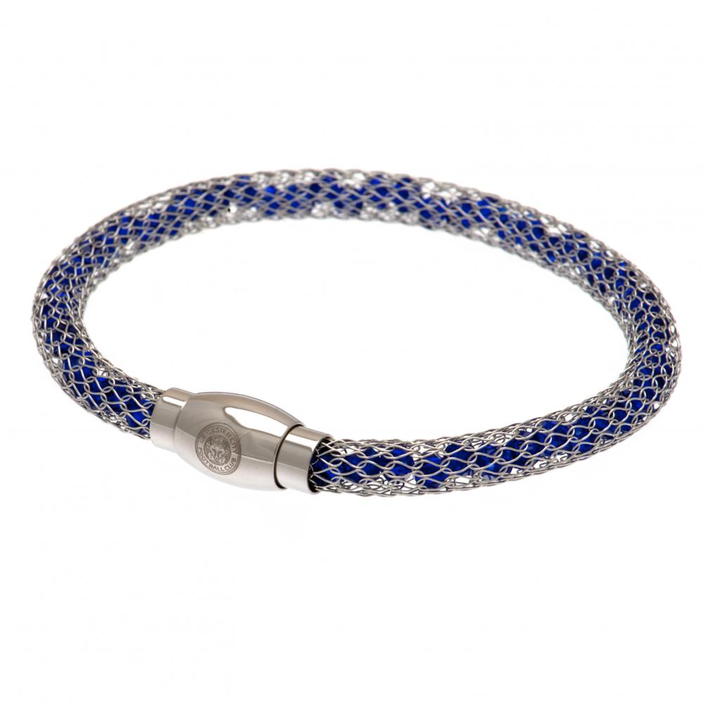 View Leicester City FC Caged Bead Bracelet information