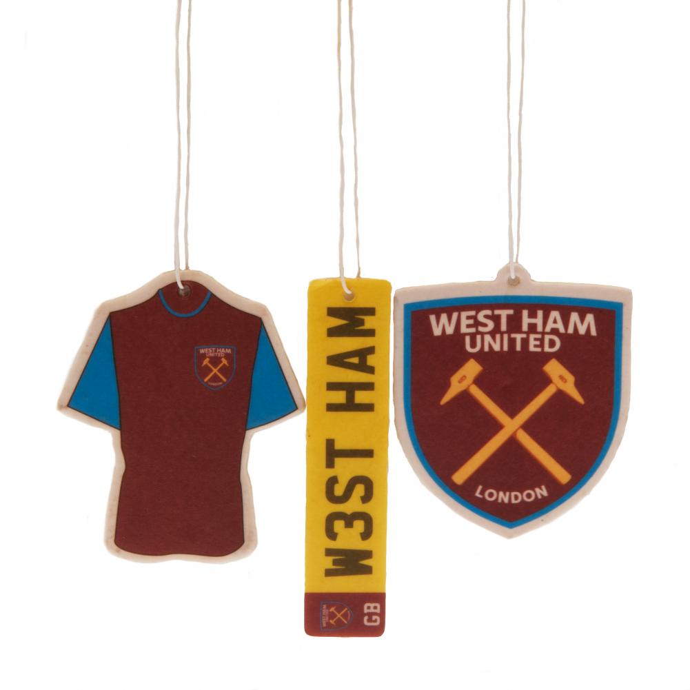 View West Ham United FC 3pk Air Freshener information