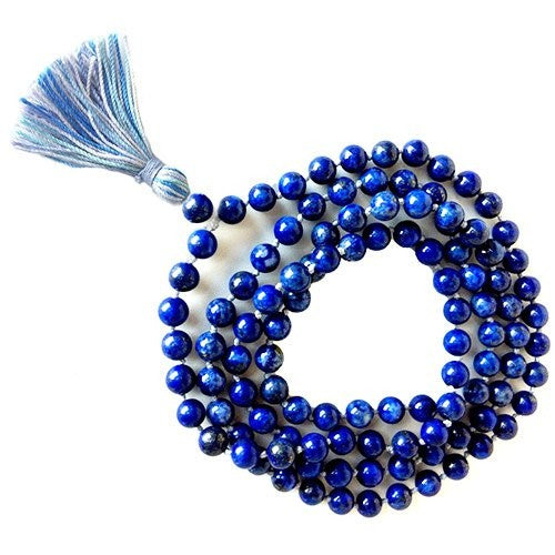 View 108 Bead Mala Lapis information