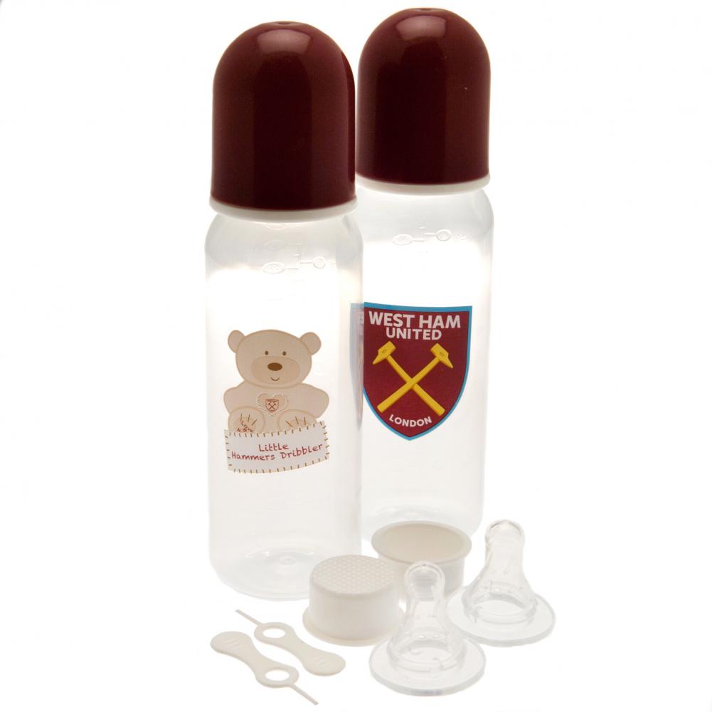 View West Ham United FC 2pk Feeding Bottles information