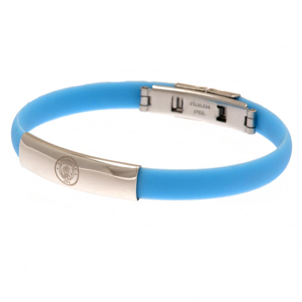 View Manchester City FC Colour Silicone Bracelet information