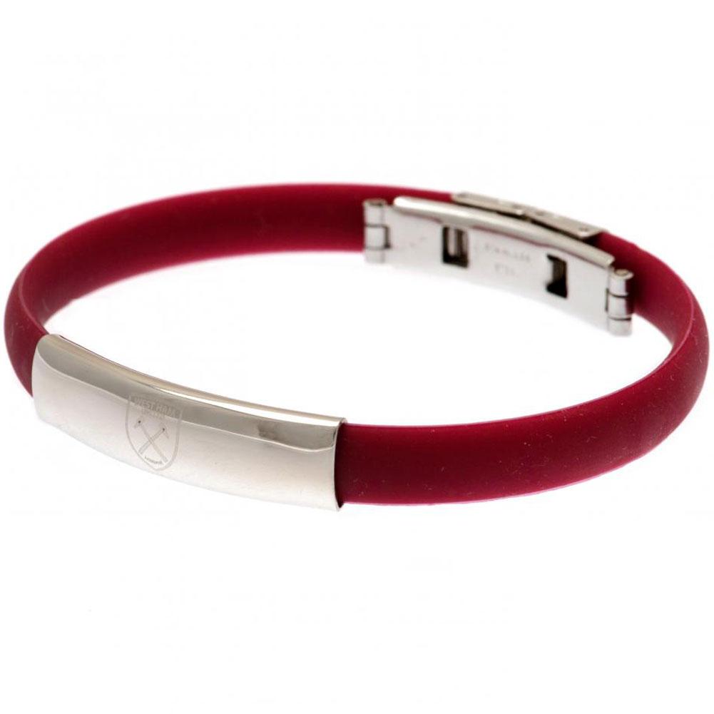 View West Ham United FC Colour Silicone Bracelet information