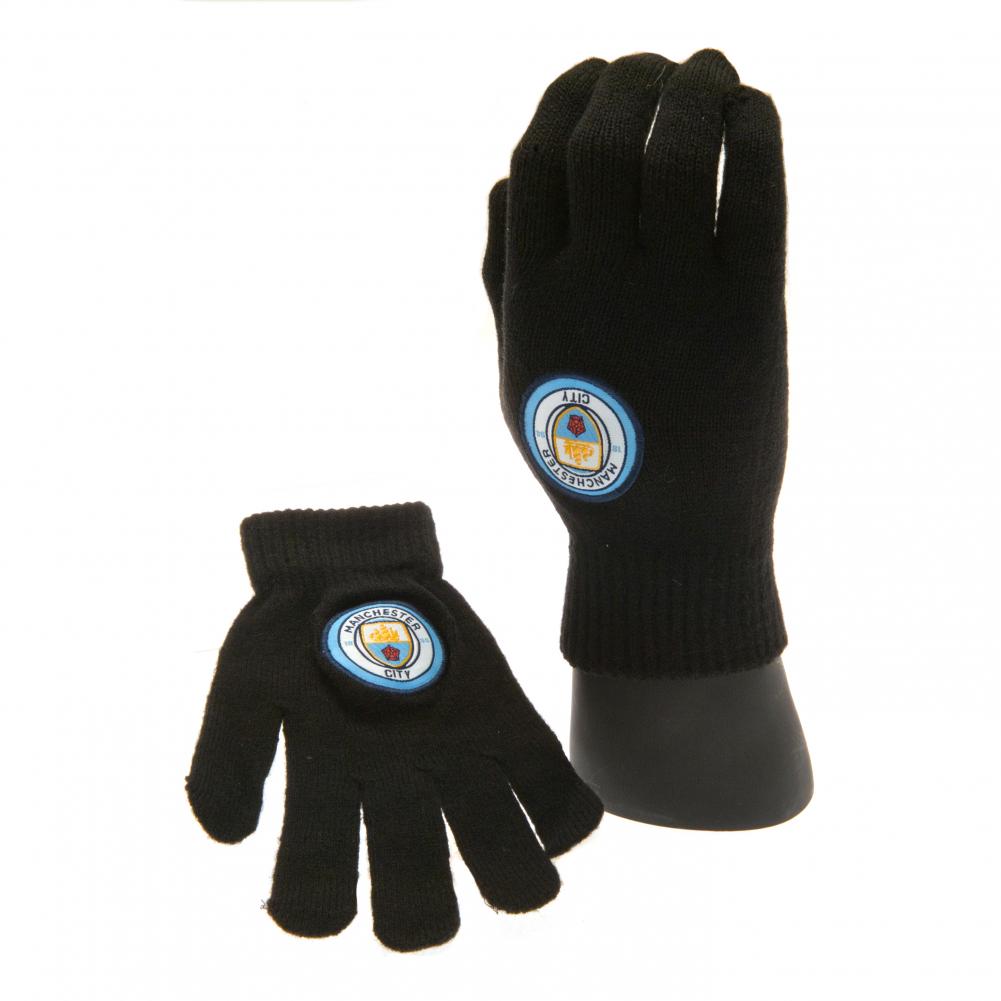 View Manchester City FC Knitted Gloves Junior information
