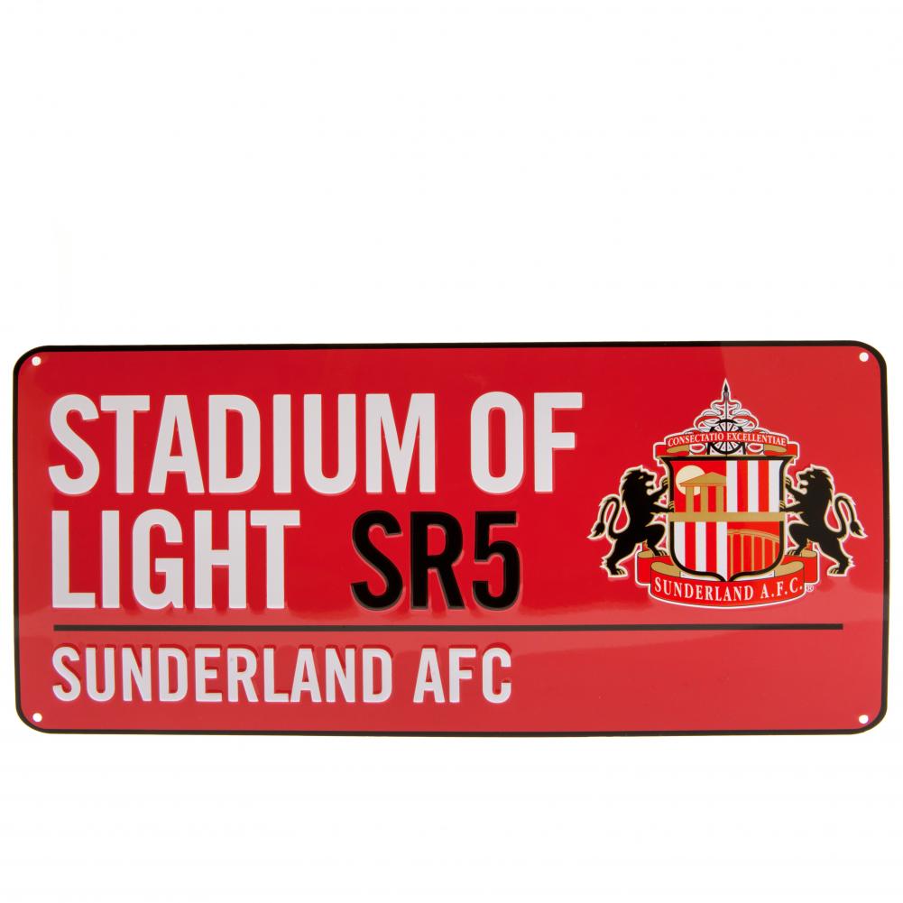 View Sunderland AFC Street Sign RD information
