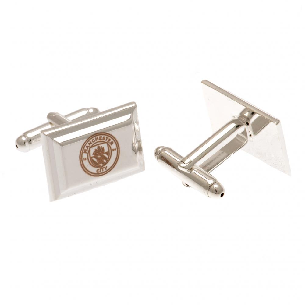 View Manchester City FC Silver Plated Cufflinks information