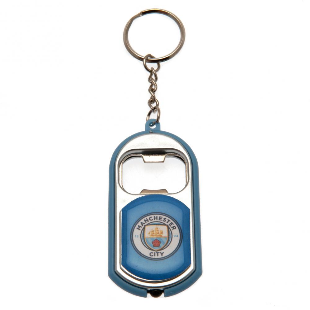 View Manchester City FC Keyring Torch Bottle Opener information