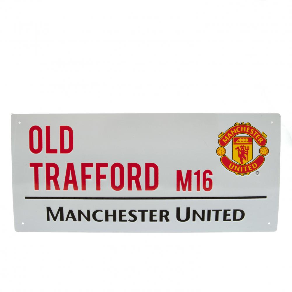 View Manchester United FC Street Sign information