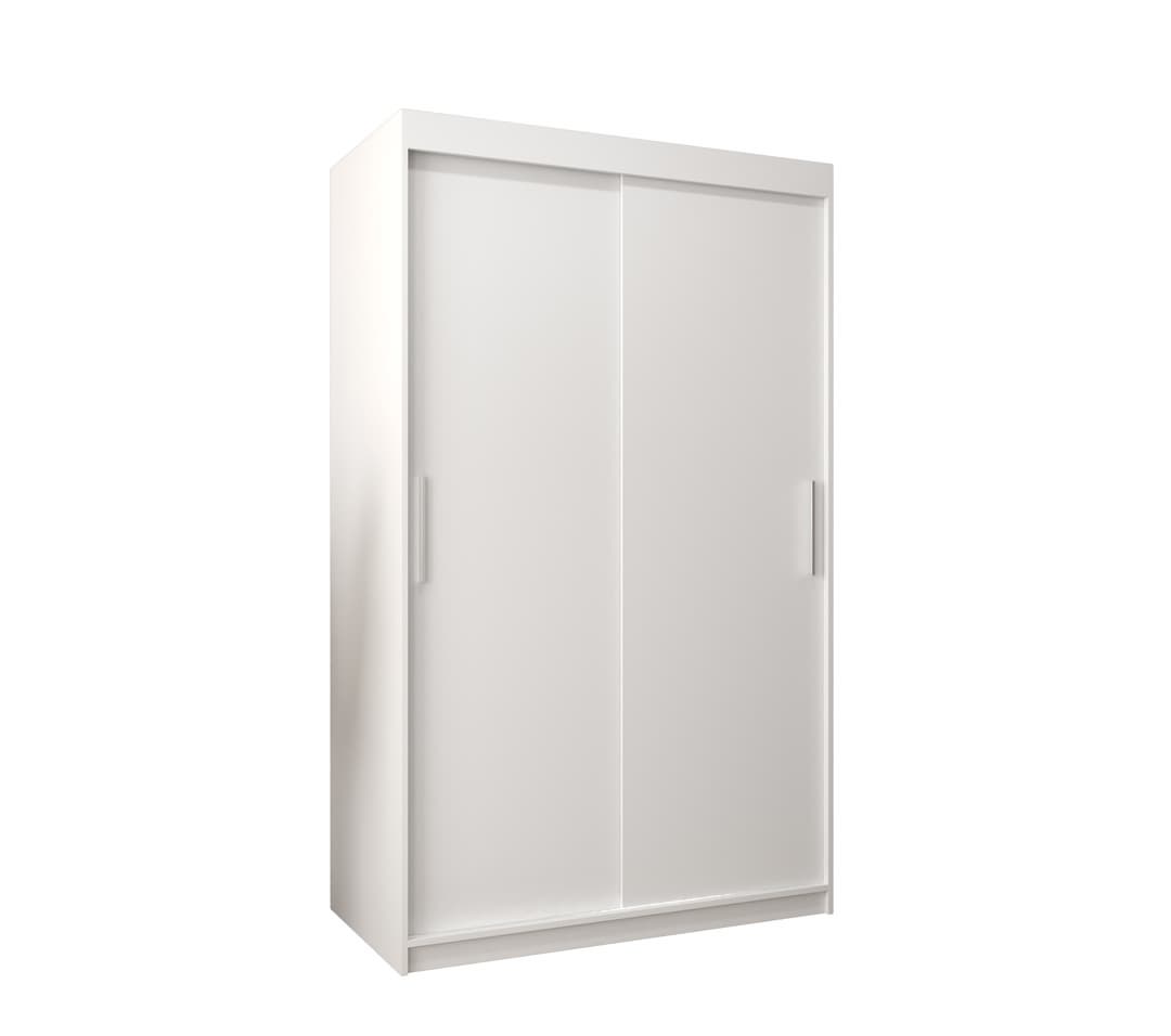 View Tokyo Sliding Door Wardrobe 120cm White 120cm information