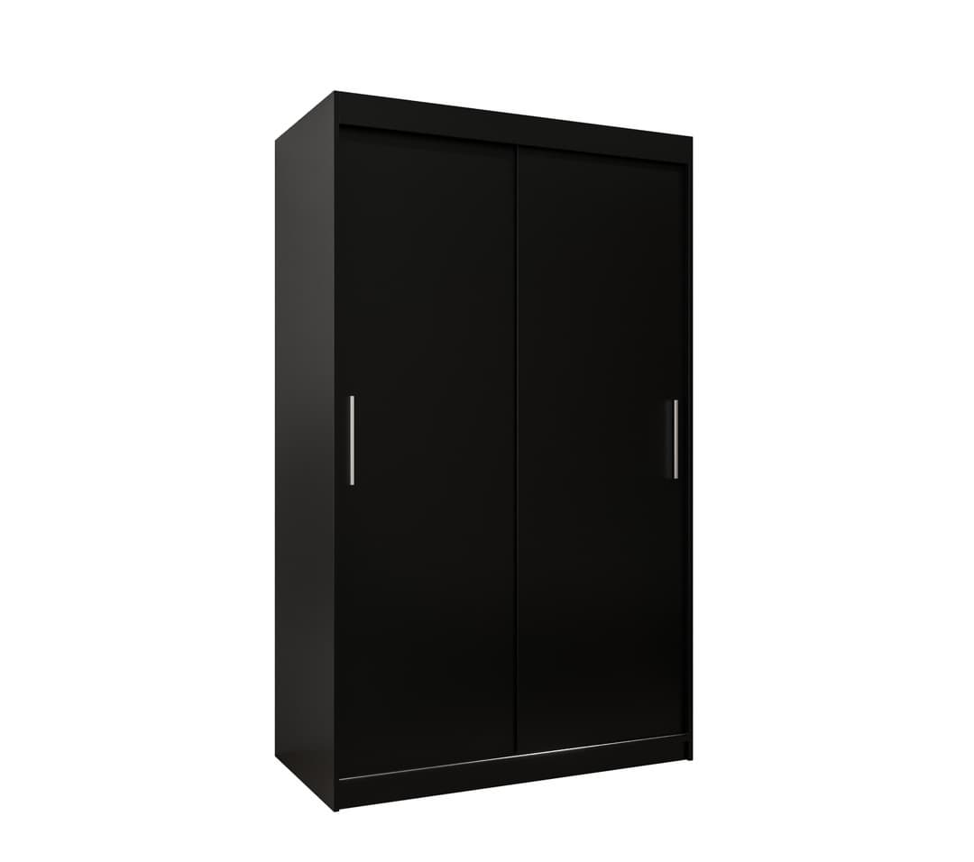 View Tokyo Sliding Door Wardrobe 120cm Black 120cm information