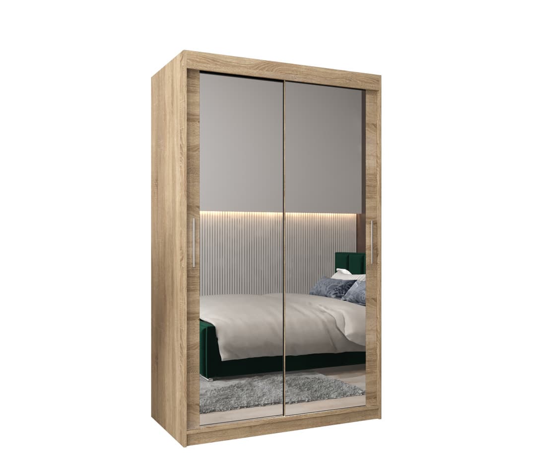 View Tokyo III Sliding Door Wardrobe 120cm Oak Sonoma 120cm information