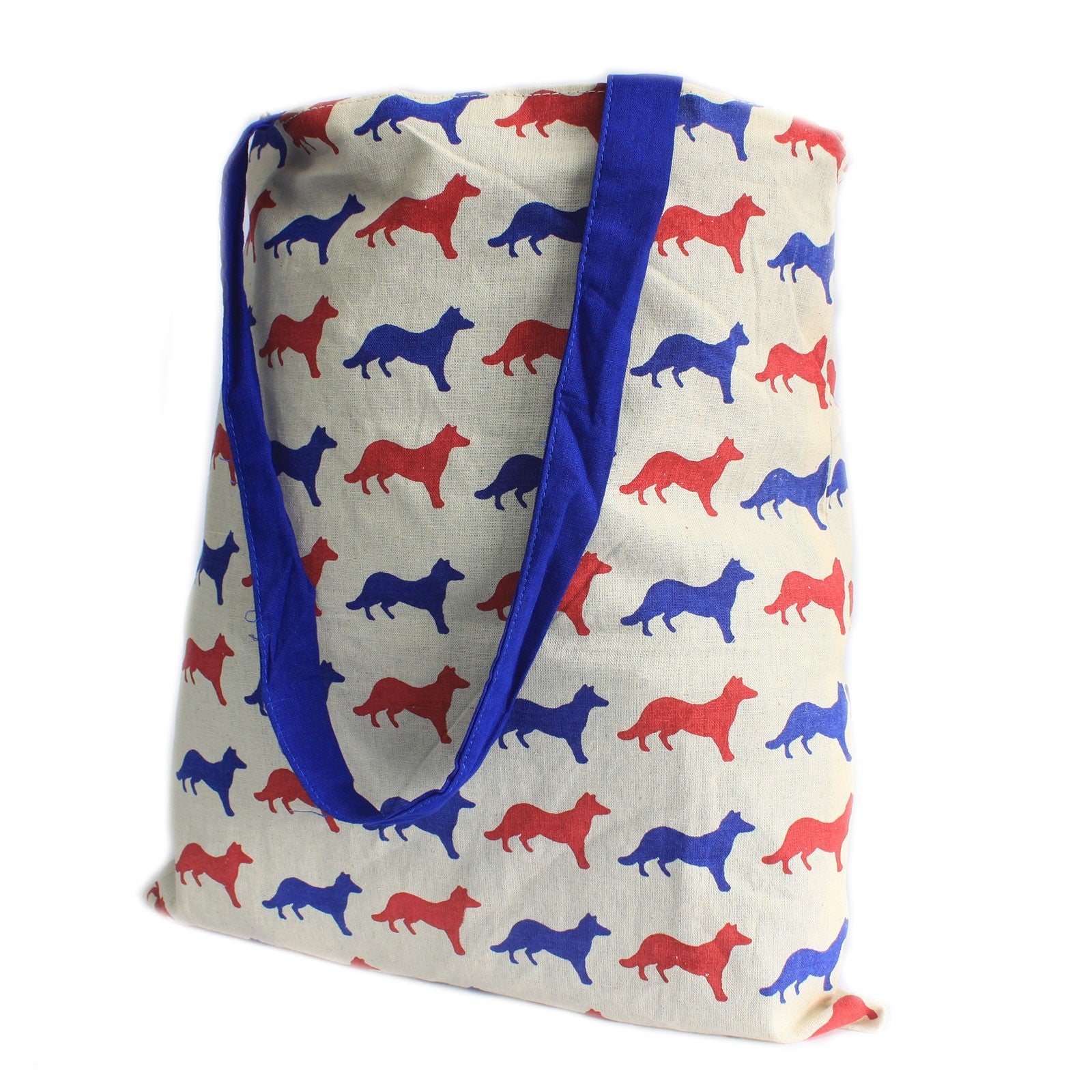 View Lrg Tote Bag Reversible Fox Blue information